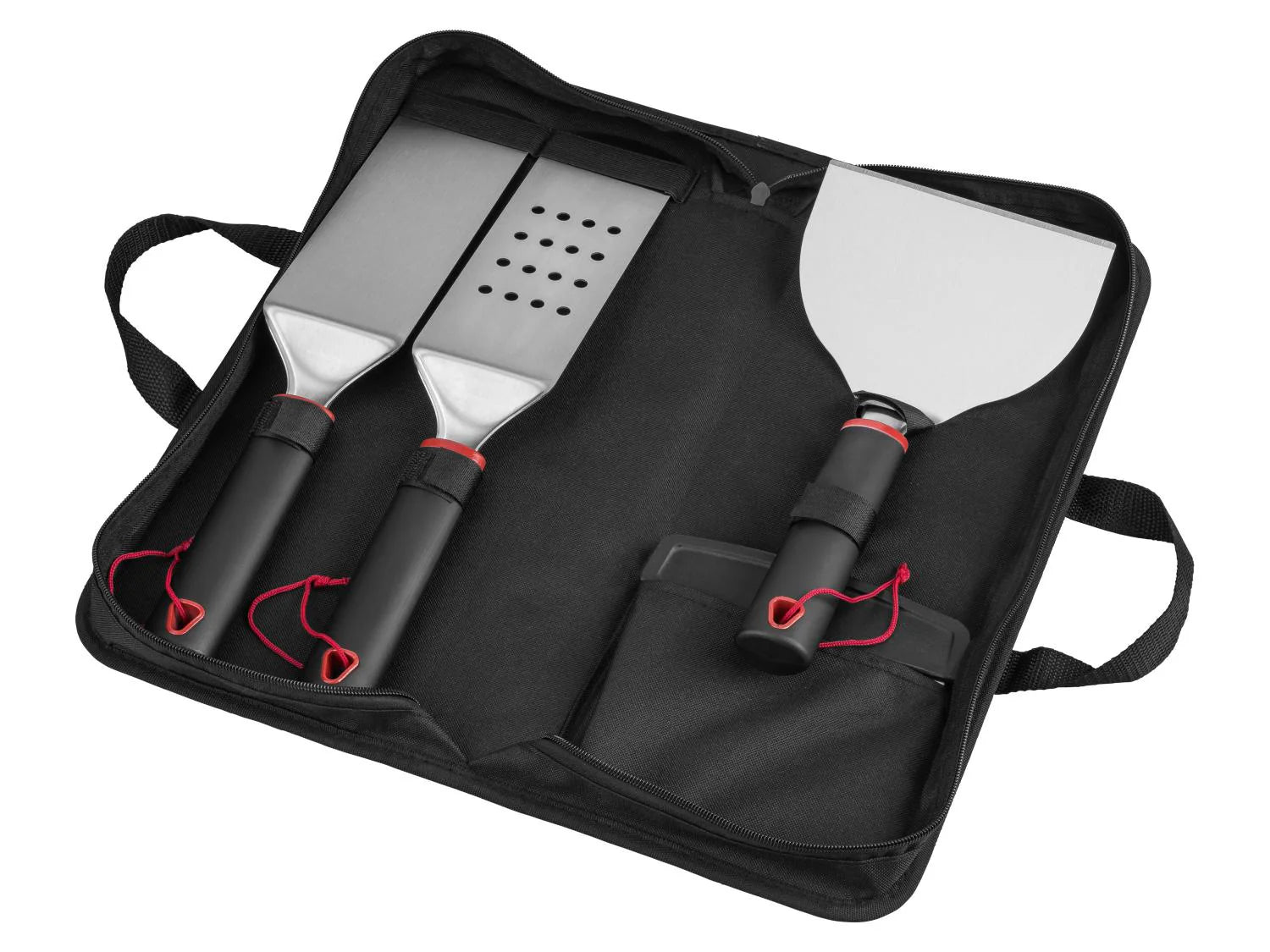 GRILLMEISTER Ustensiles de barbecue en acier inoxydable