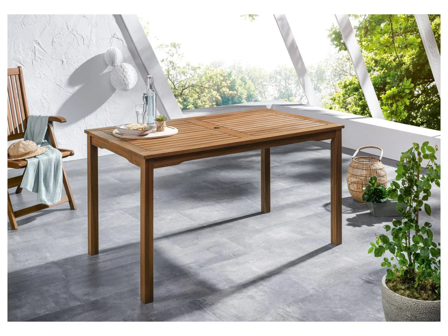 LIVARNO Table de jardin + Lot de 6 fauteuils Sevilla