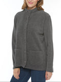 Cape femme gris anthracite fabriquée en France