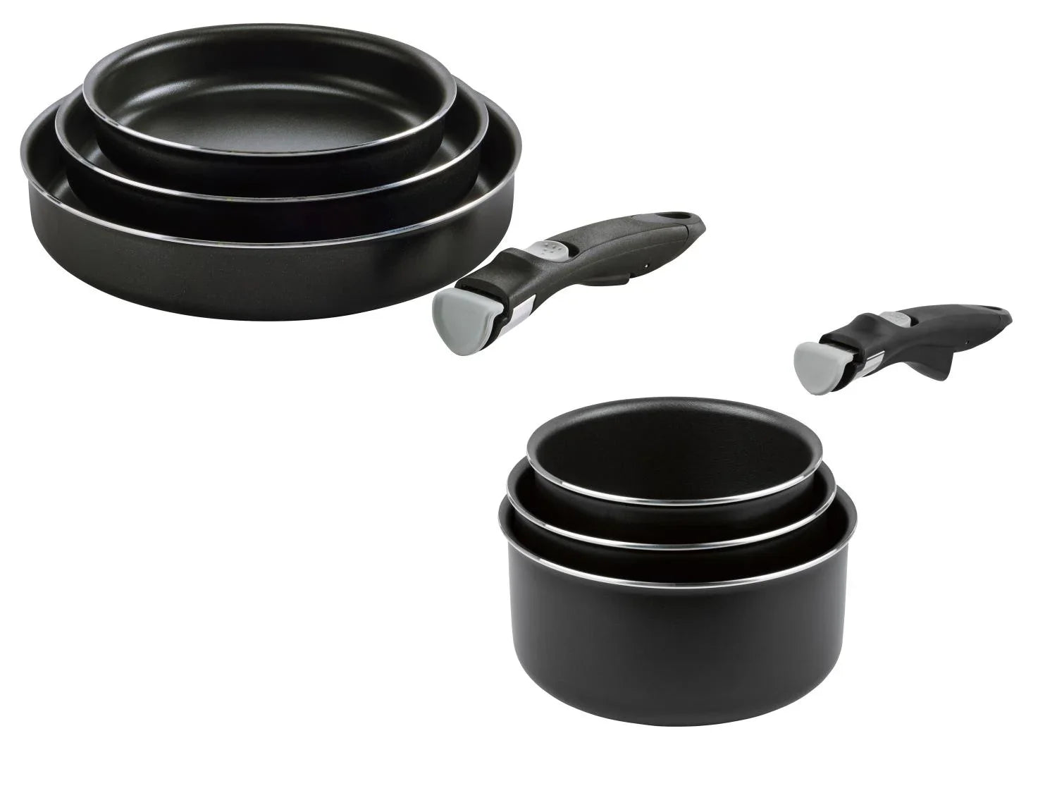CRIVIT Set de casseroles en aluminium ou poles en aluminium