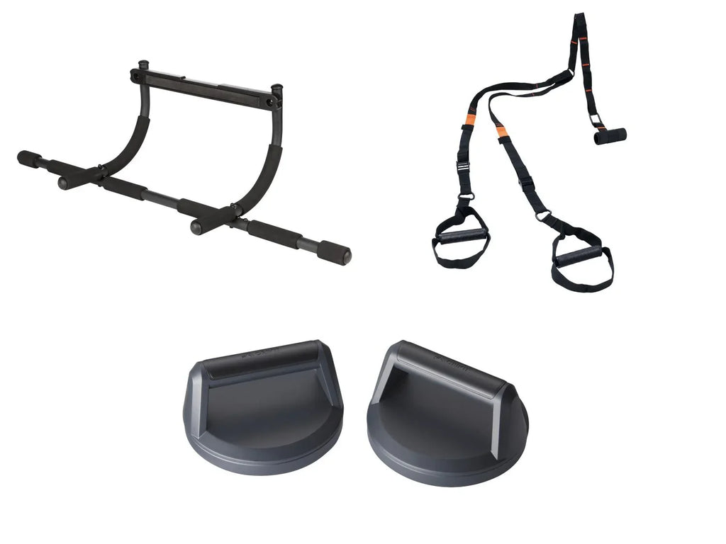 CRIVIT Barre de traction ou sangles de suspension ou poignes de pompes rotatives