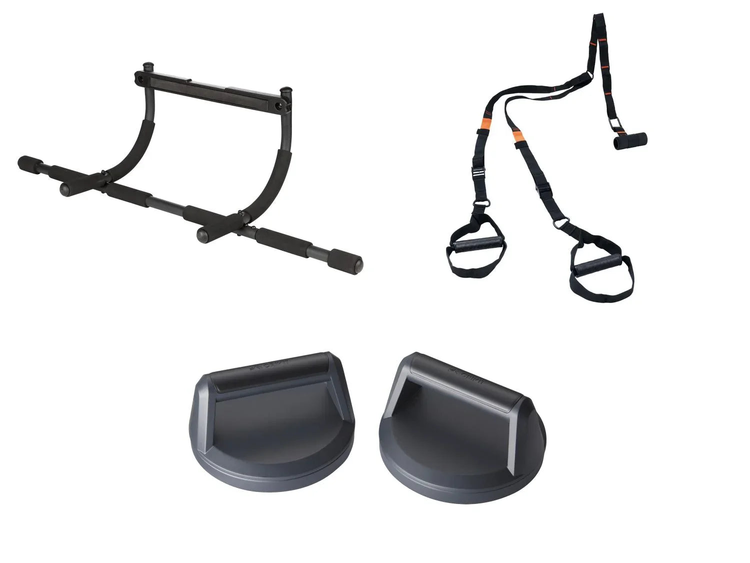 CRIVIT Barre de traction ou sangles de suspension ou poignes de pompes rotatives