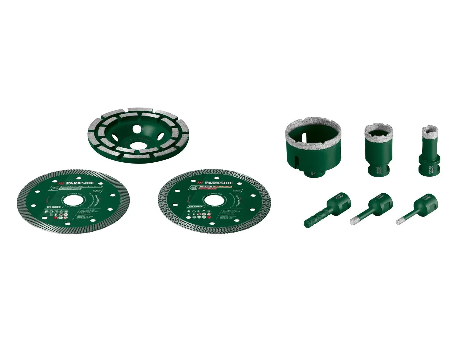 PARKSIDE Coffret  outils pour carrelage, 9 pices