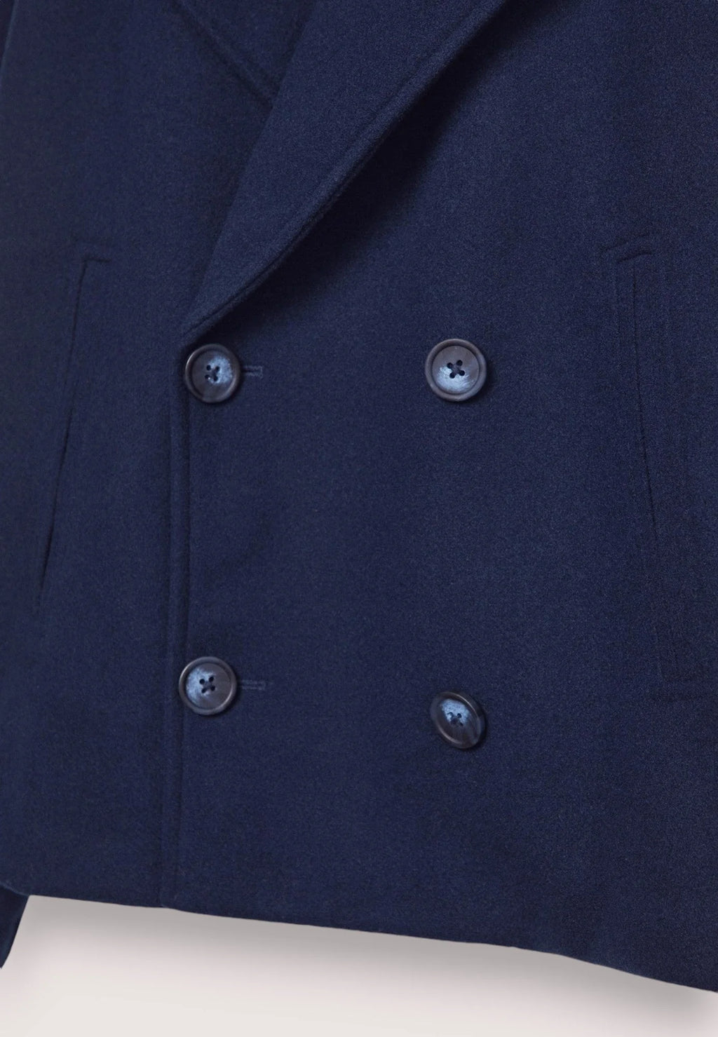 Manteau court classique intemporel pour femmes