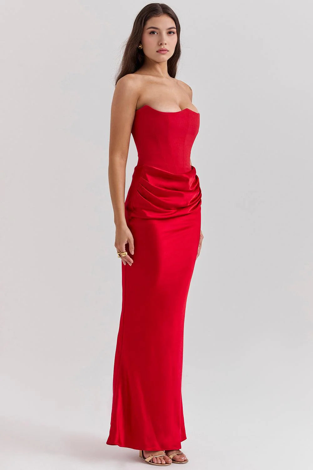 Céleste | Robe en satin