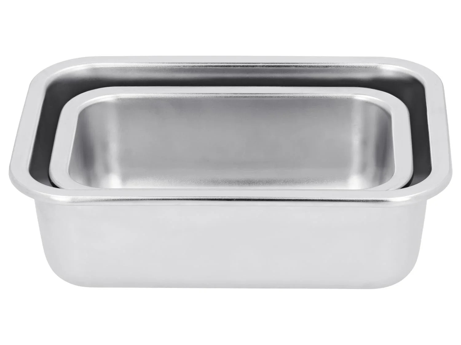 SILVERCREST Set de 2 botes de conservation en acier inoxydable