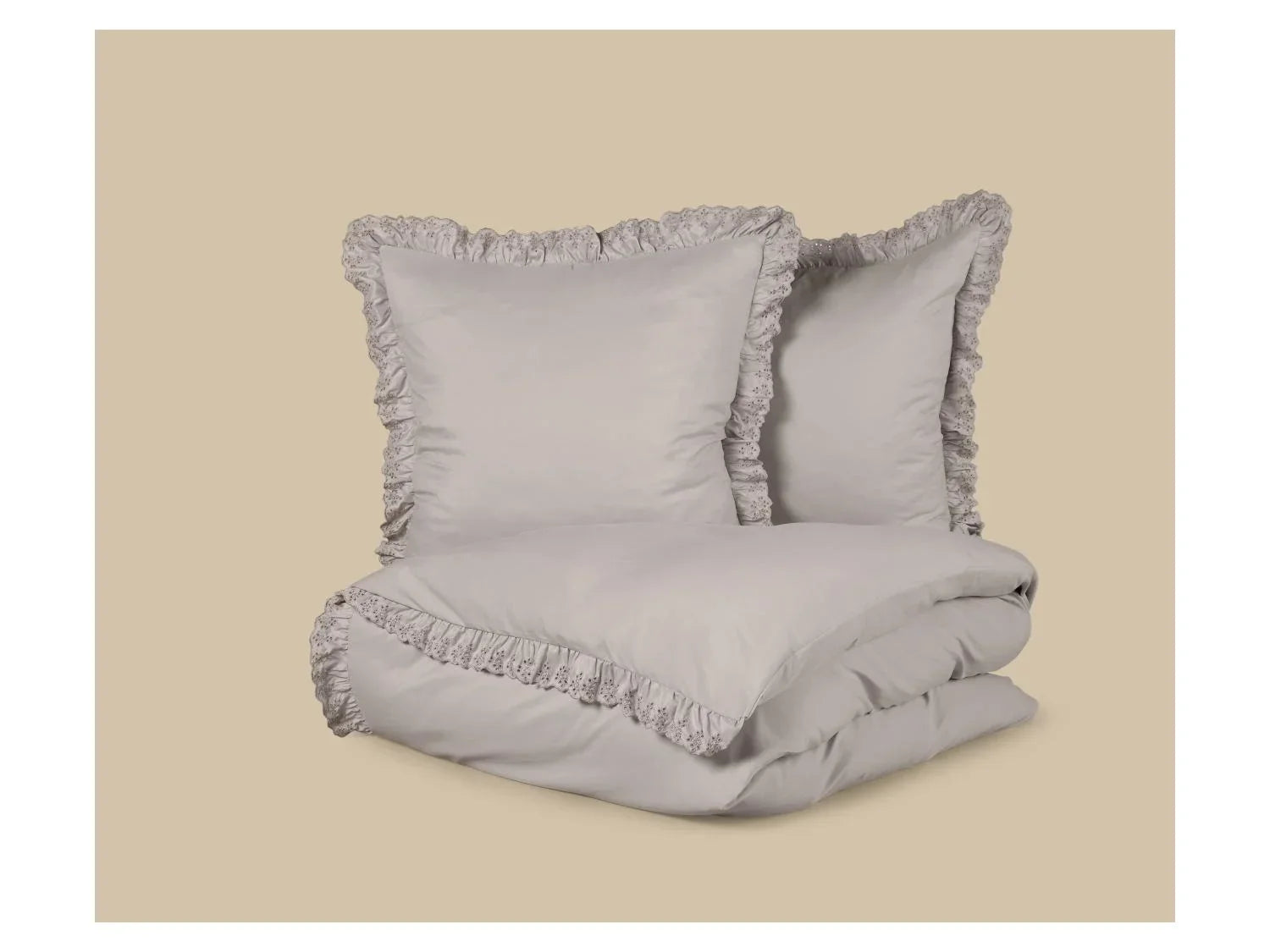 LIVARNO Parure de lit en satin de microfibre, 260 x 240 cm