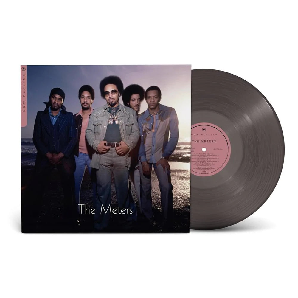 THE METERS - NOW PLAYING - TRANSPARENT BLACK ICE COLOR - VINYL LP