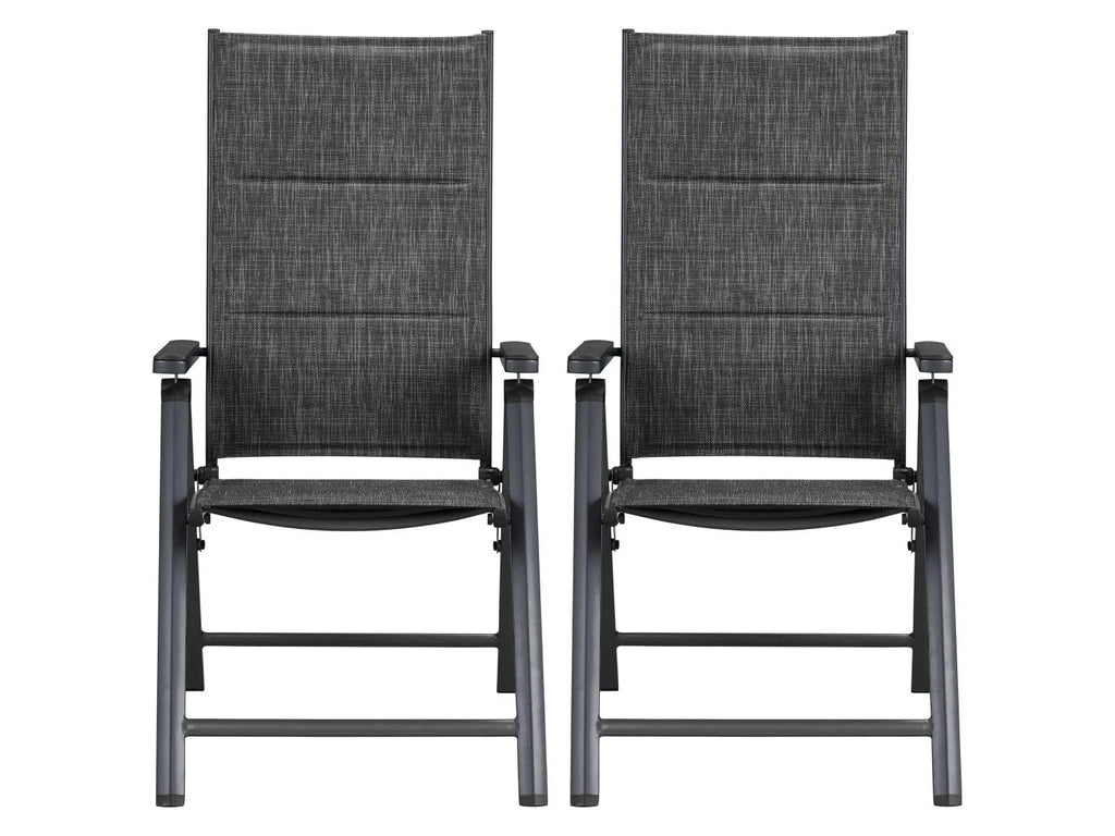 LIVARNO Lot de 2 fauteuils en aluminium Toronto