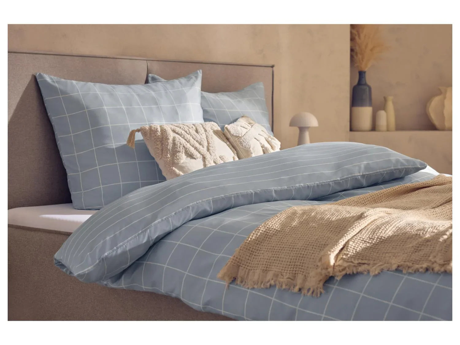 LIVARNO Drap-housse en jersey, 180-200 x L 200 cm