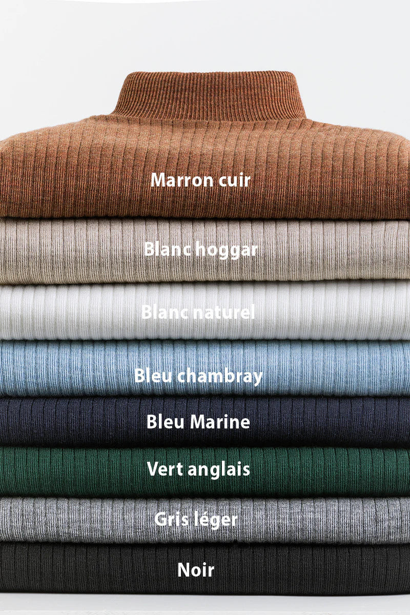 Col plastron homme et femme - vert anglais
