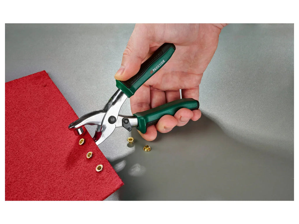 PARKSIDE Set de pinces  trous et  illets, 128 pices