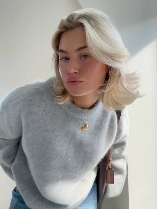 Pull en maille Mohair doux et confortable