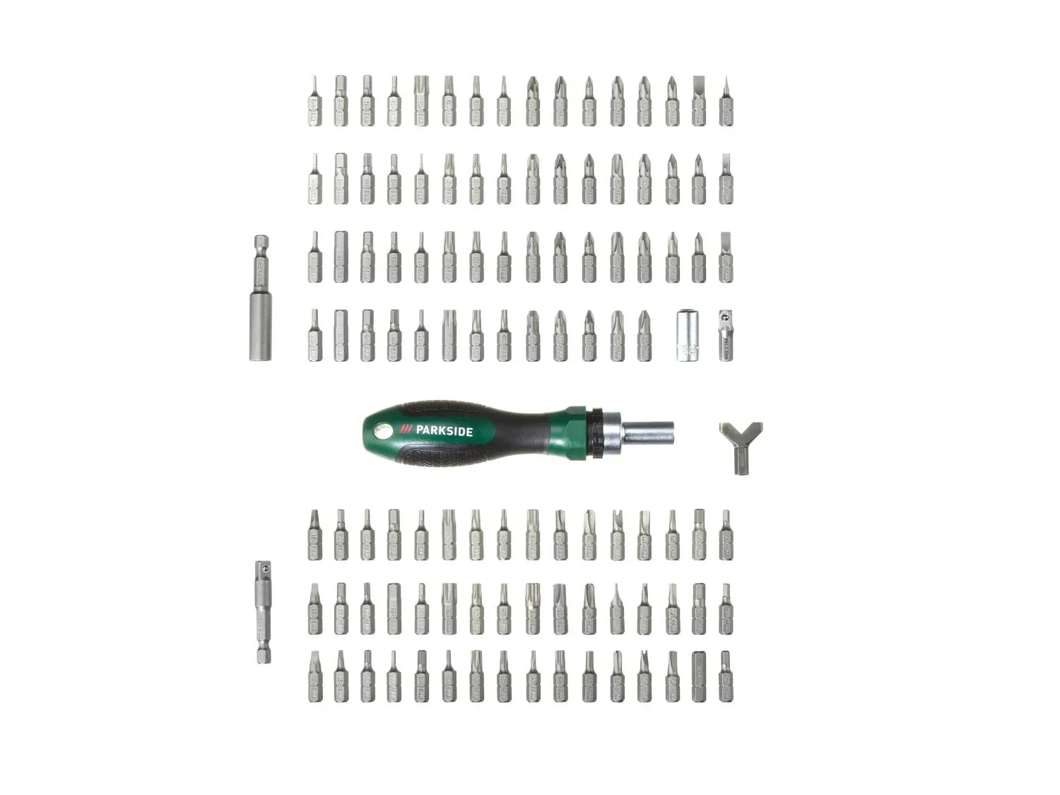 PARKSIDE Tournevis  cliquet avec set d'embouts, 115 pices