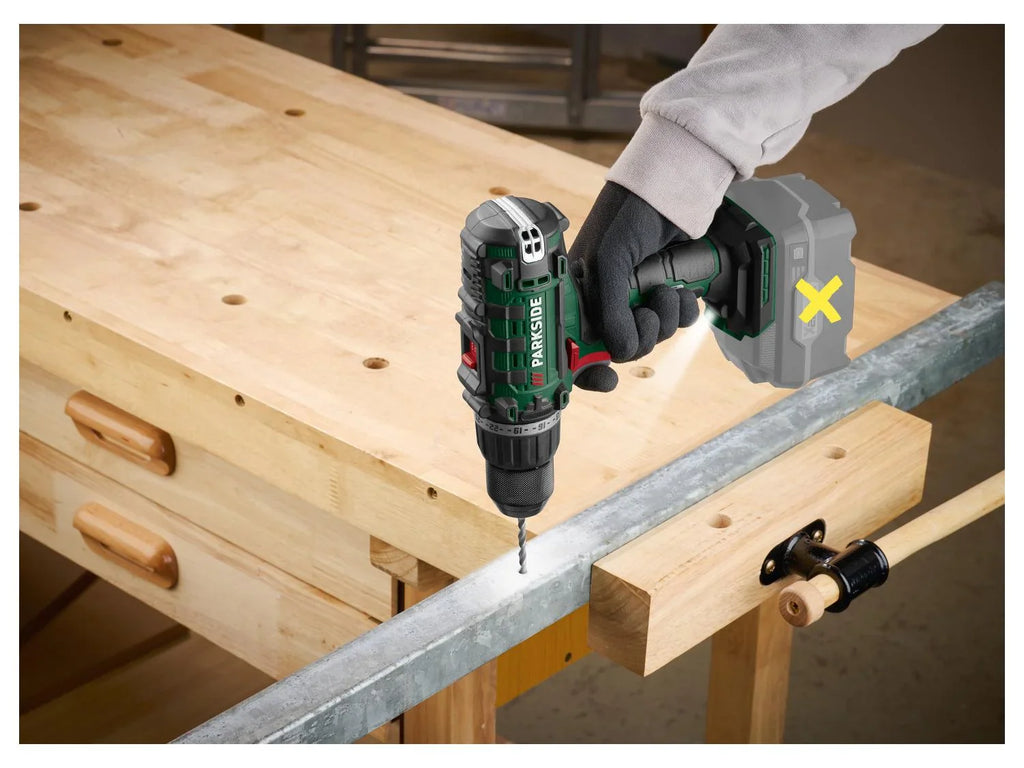 PARKSIDE Perceuse-visseuse sans fil PABS 20-Li I9, 20 V
