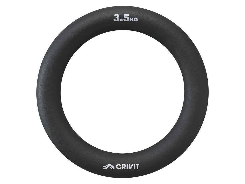 CRIVIT Lot de 2 anneaux de musculation, 3,5 kg et 4 kg