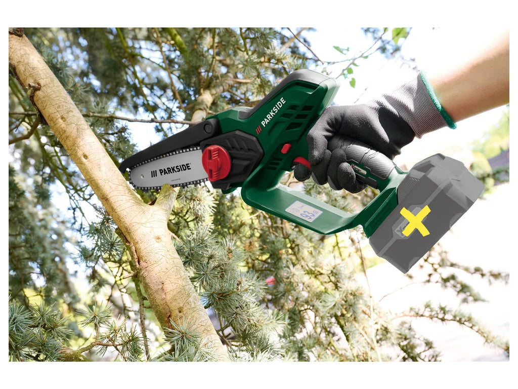PARKSIDE Mini-trononneuse  bois sans fil PAGHS 20-Li A 20 V