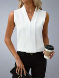 Romee | Blouse sans manches à décolleté en V pour femmes