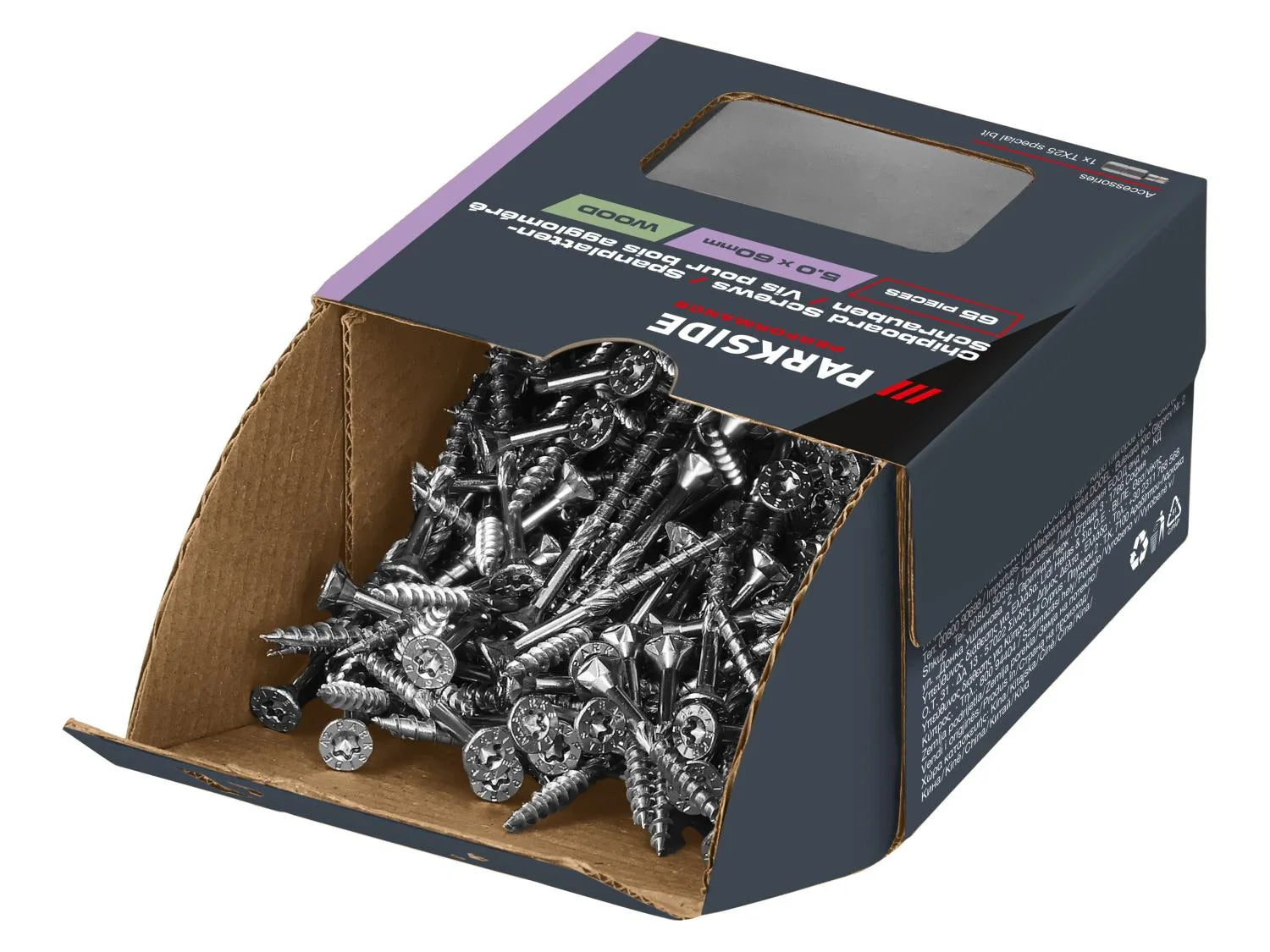 PARKSIDE PERFORMANCE Set de vis pour bois agglomr