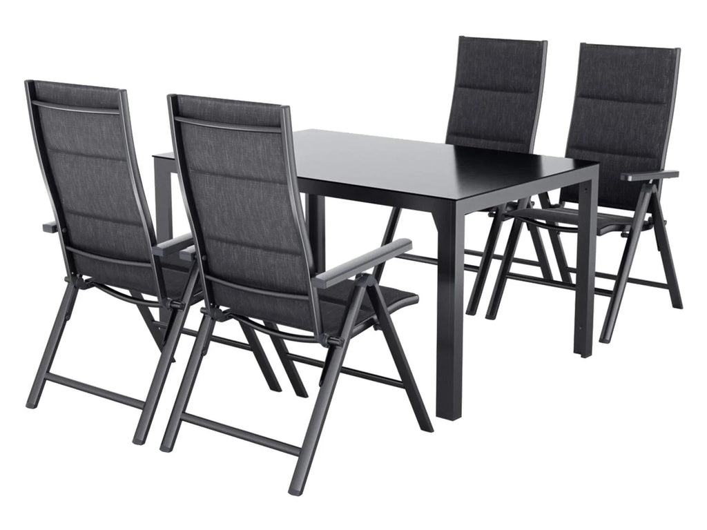 LIVARNO Table de jardin + Lot de 4 fauteuils Toronto