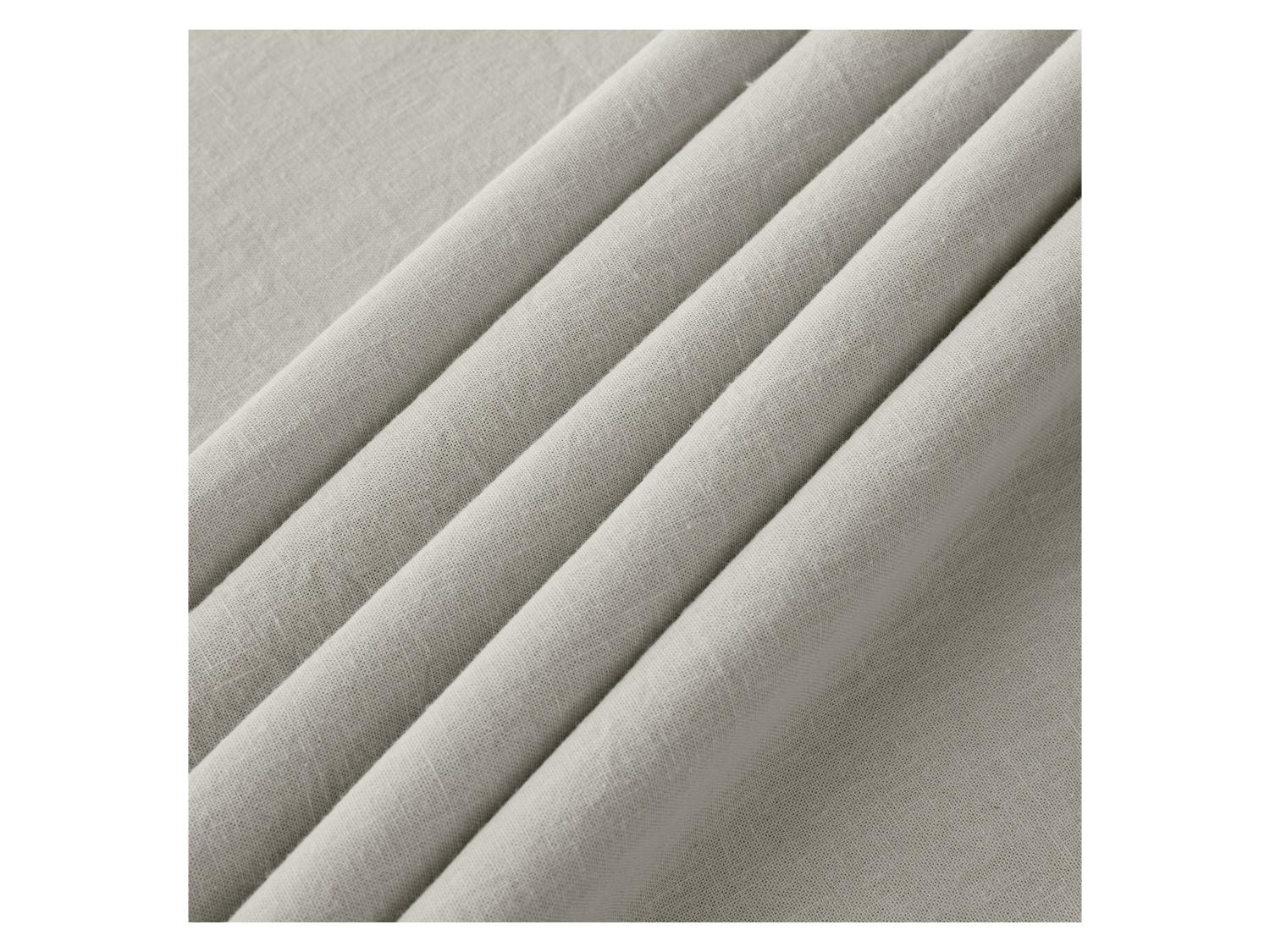 LIVARNO home Parure de lit en lin mlang, 240 x 220 cm