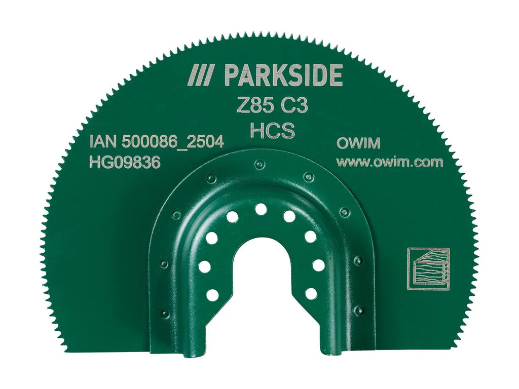 PARKSIDE Accessoire pour scie, Plateau de ponage ou Feuilles abrasives triangulaires