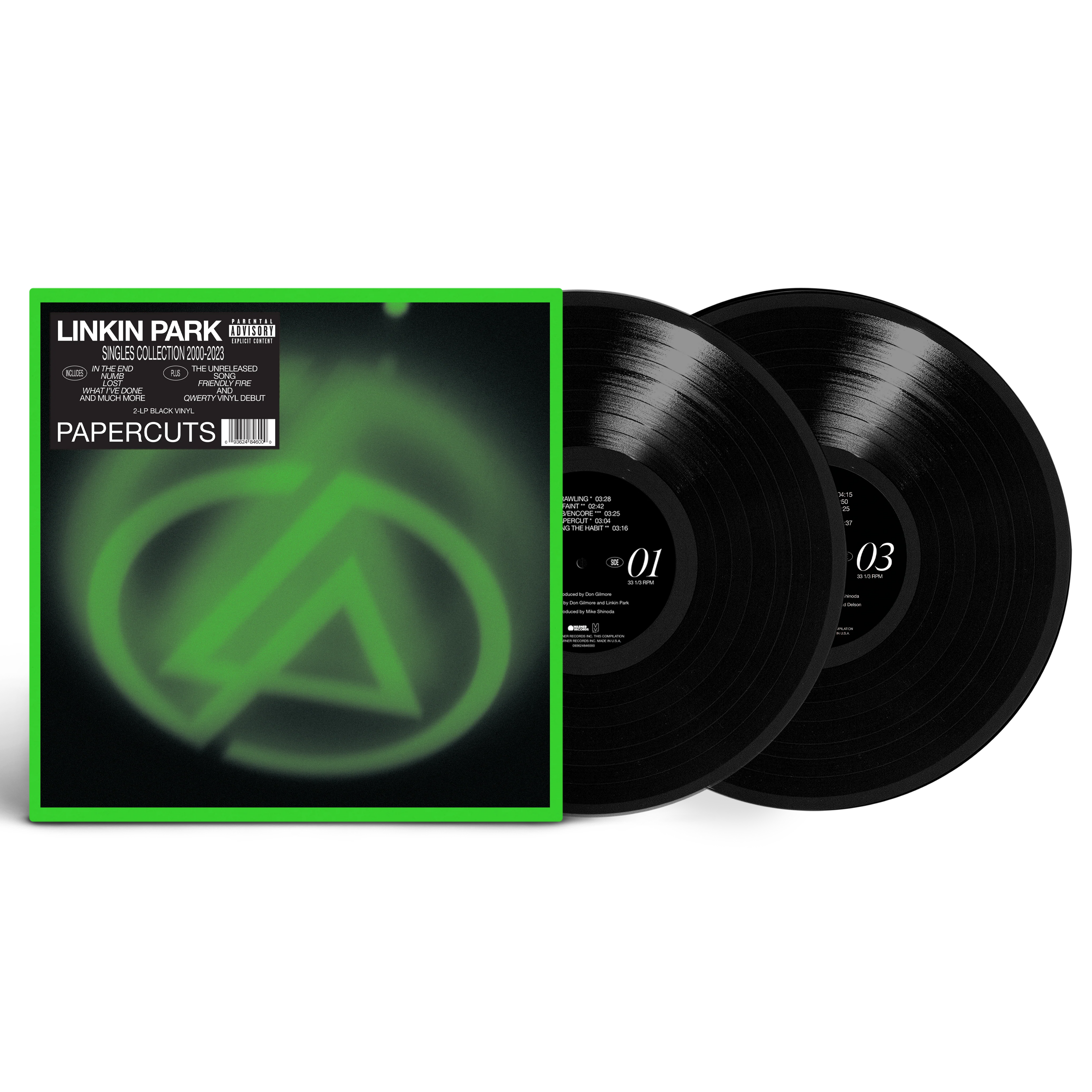 LINKIN PARK - PAPERCUTS: SINGLES COLLECTION 2002-2023 - 2-LP - VINYL LP