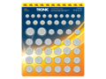 TRONIC Pack de 48 piles bouton
