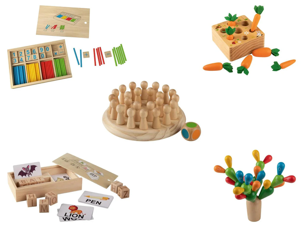lupilu Jeu en bois Montessori
