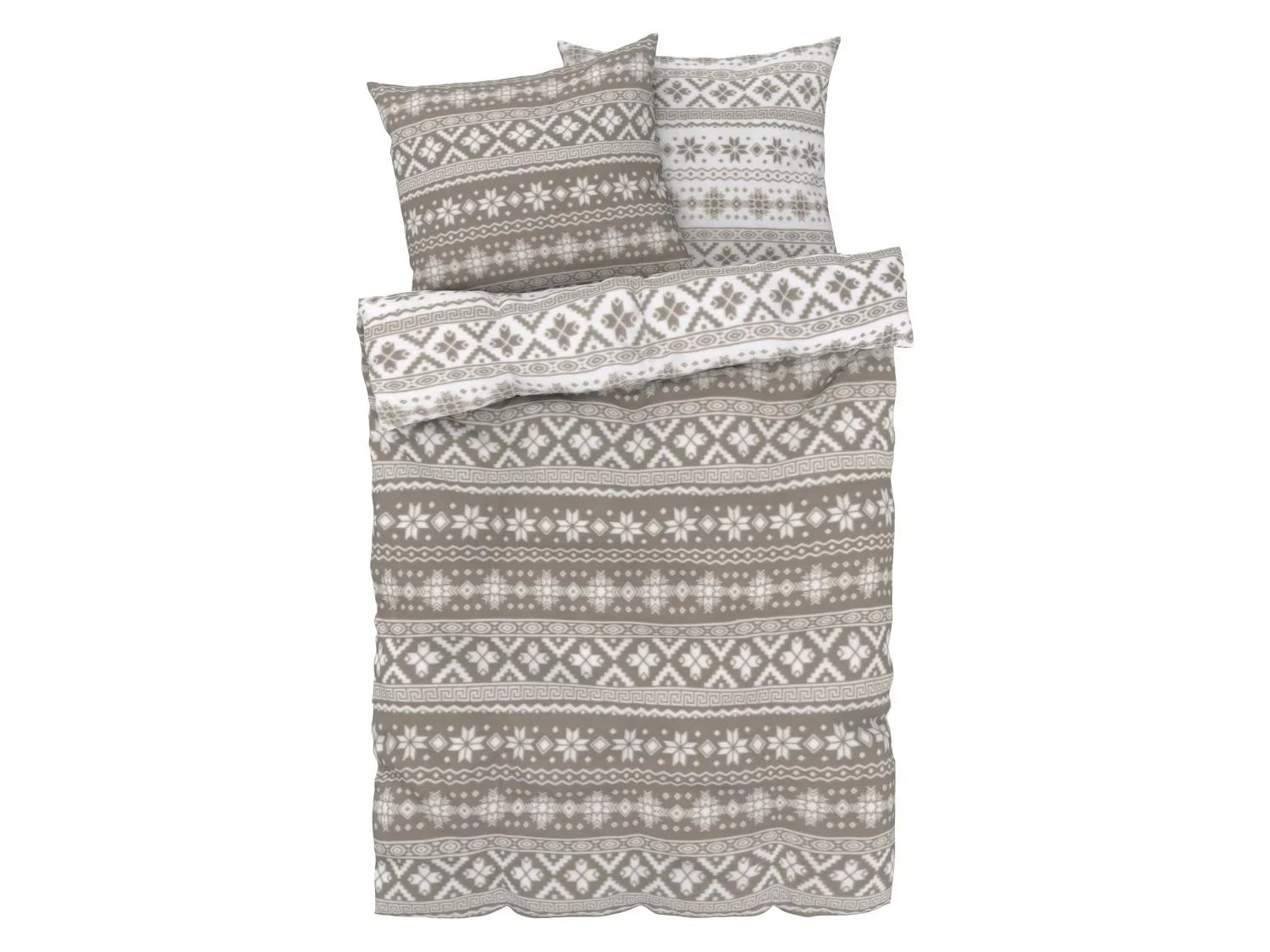 LIVARNO home Parure de lit en polaire, 260 x 240 cm