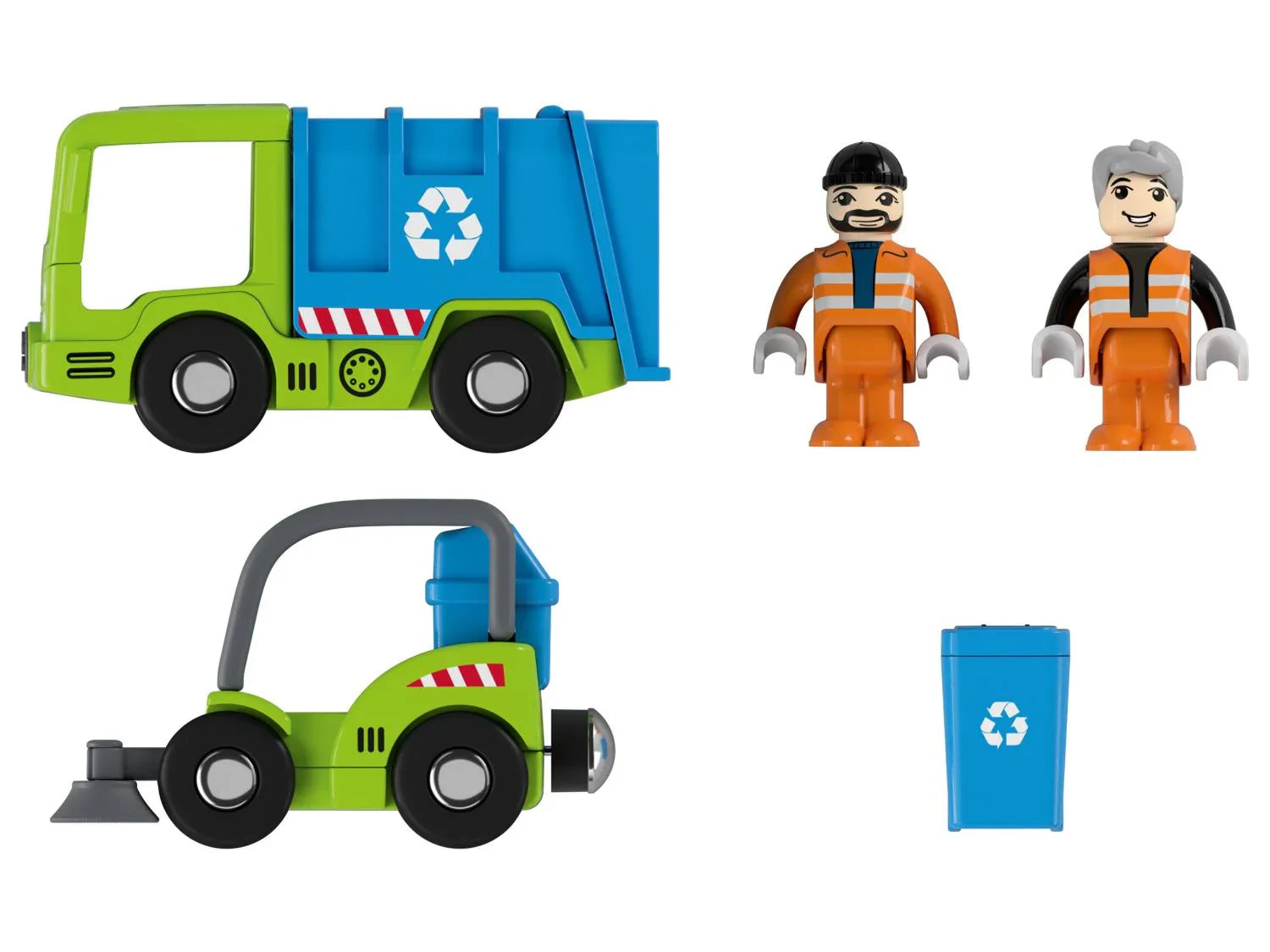 Playtive Set de figurines d'intervention ferrovire