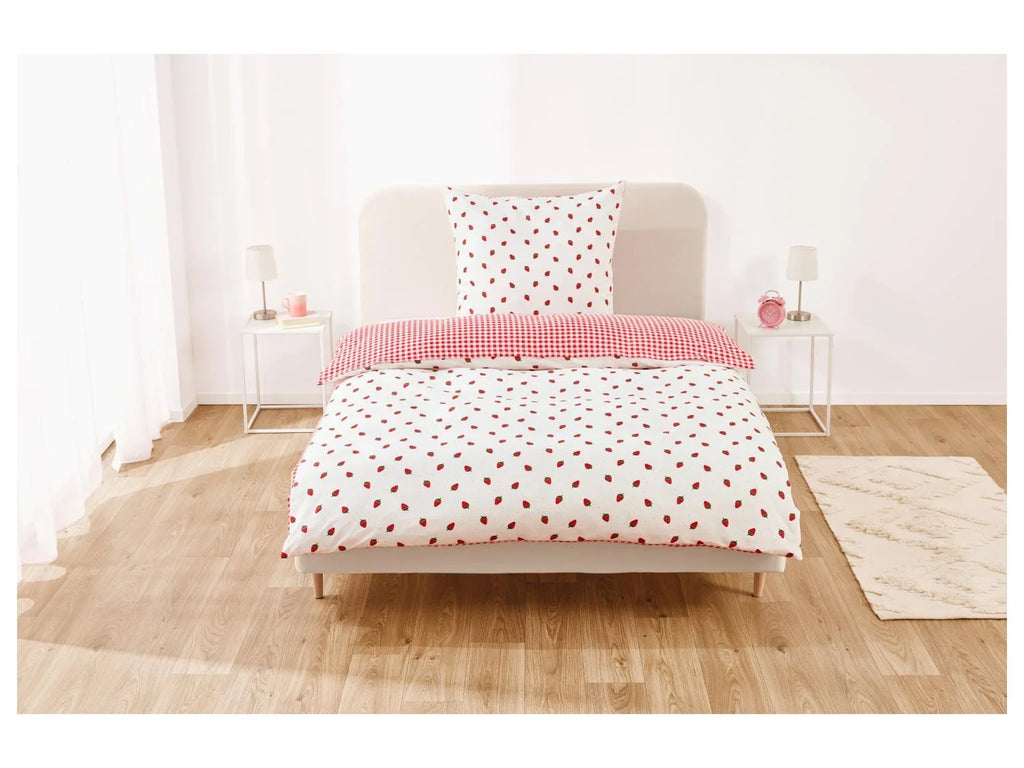 LIVARNO home Parure de lit en microfibre satine, 140 x 200 cm