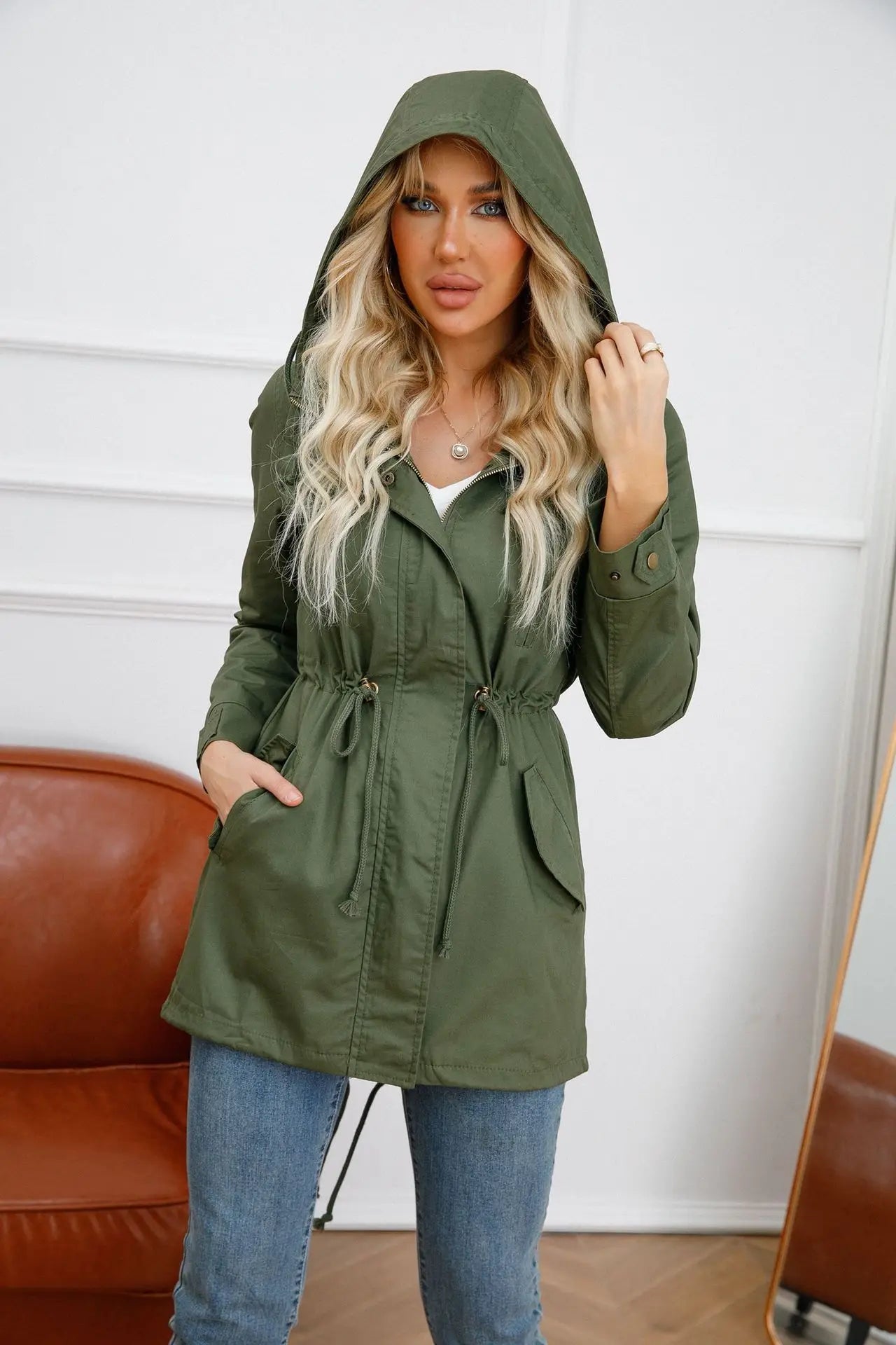 Sophie Paris | Veste à capuche élégante