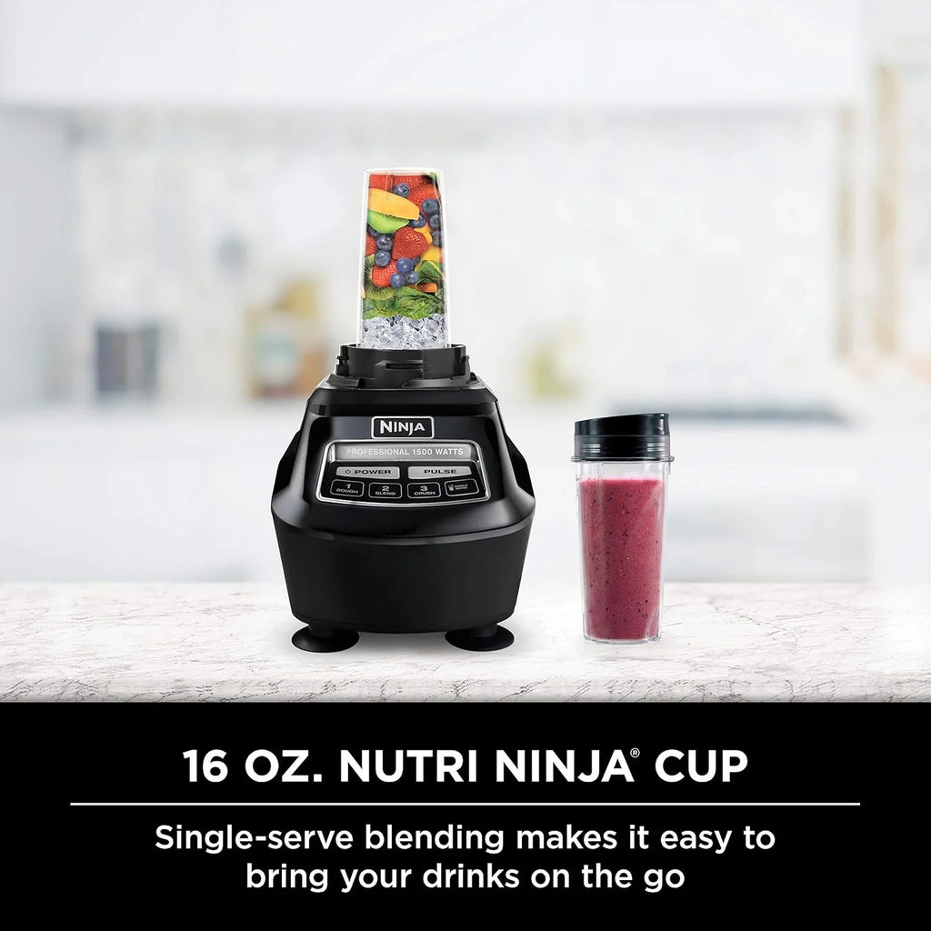 Ninja Mega Kitchen System 1500 Watt 72 Ounce Full Size Blender and 8 Cup Food Processor