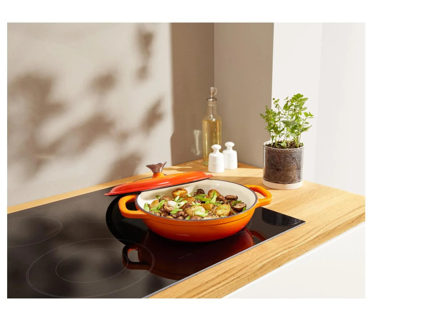 SILVERCREST Sauteuse en fonte Premium, 26 cm