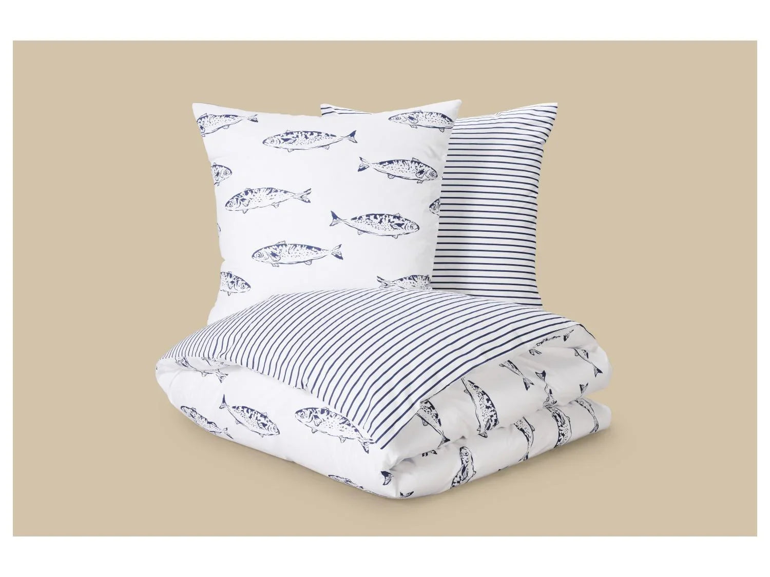 LIVARNO Parure de lit double face en coton renforc, 240 x 220 cm