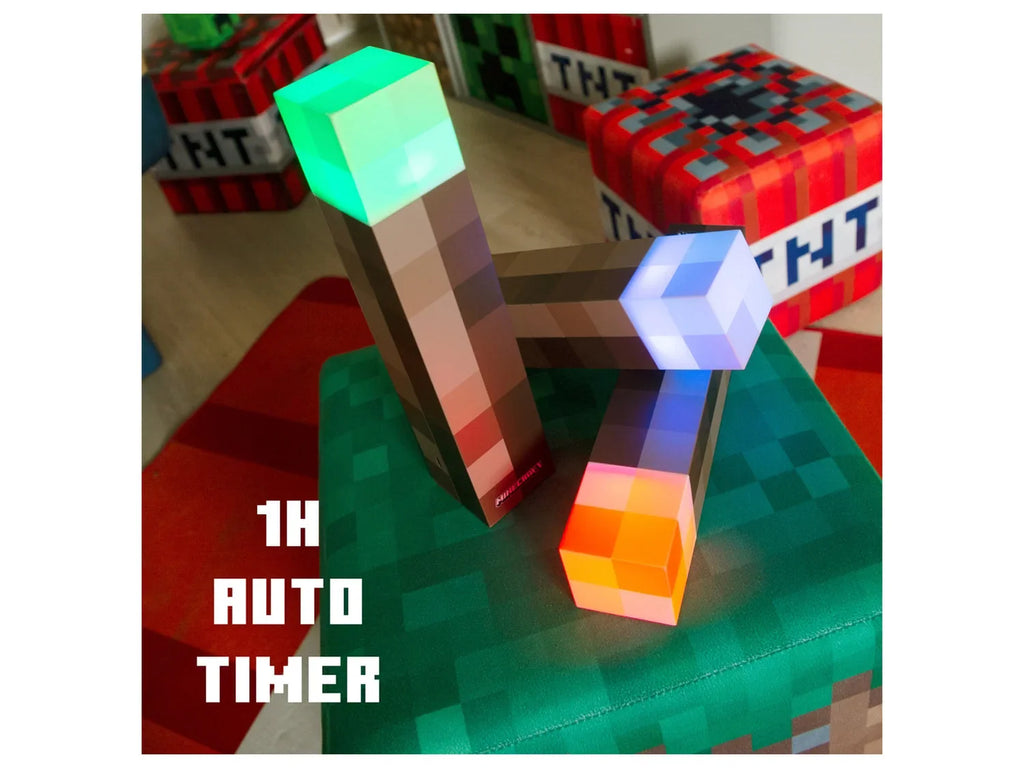 Minecraft Lampe de table ou torche  LED