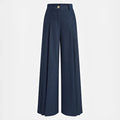 Odessa - Pantalon Large Plissé Décontracté