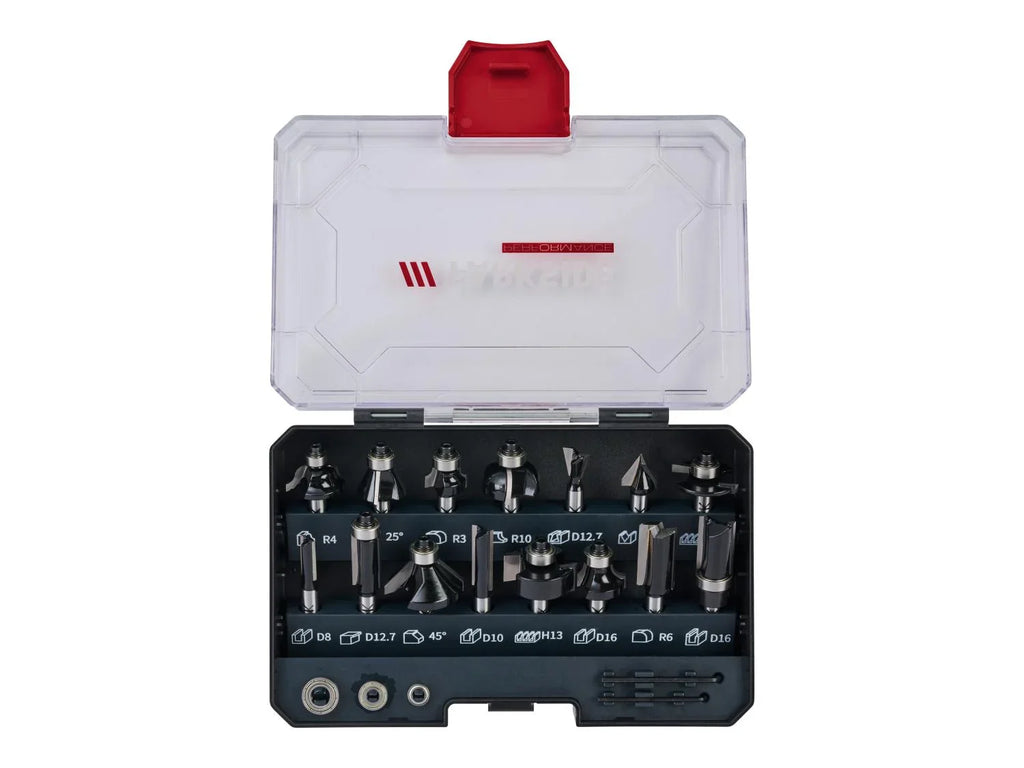 PARKSIDE PERFORMANCE Set d'embouts de fraisage PPFB 15 A1, 15 pices