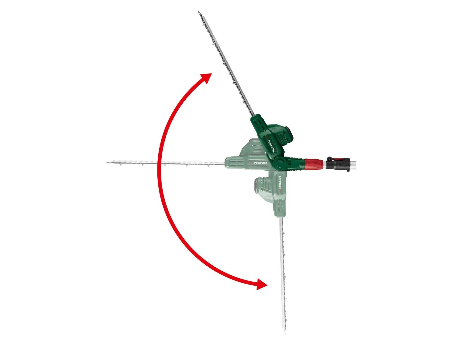 PARKSIDE Taille-haies tlescopique sans fil PTHSA 20-Li D5, 20 V