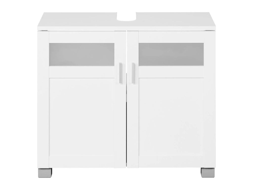LIVARNO home Meuble sous-vasque Basel, 68,5 x 58,7 x 34,5 cm, blanc