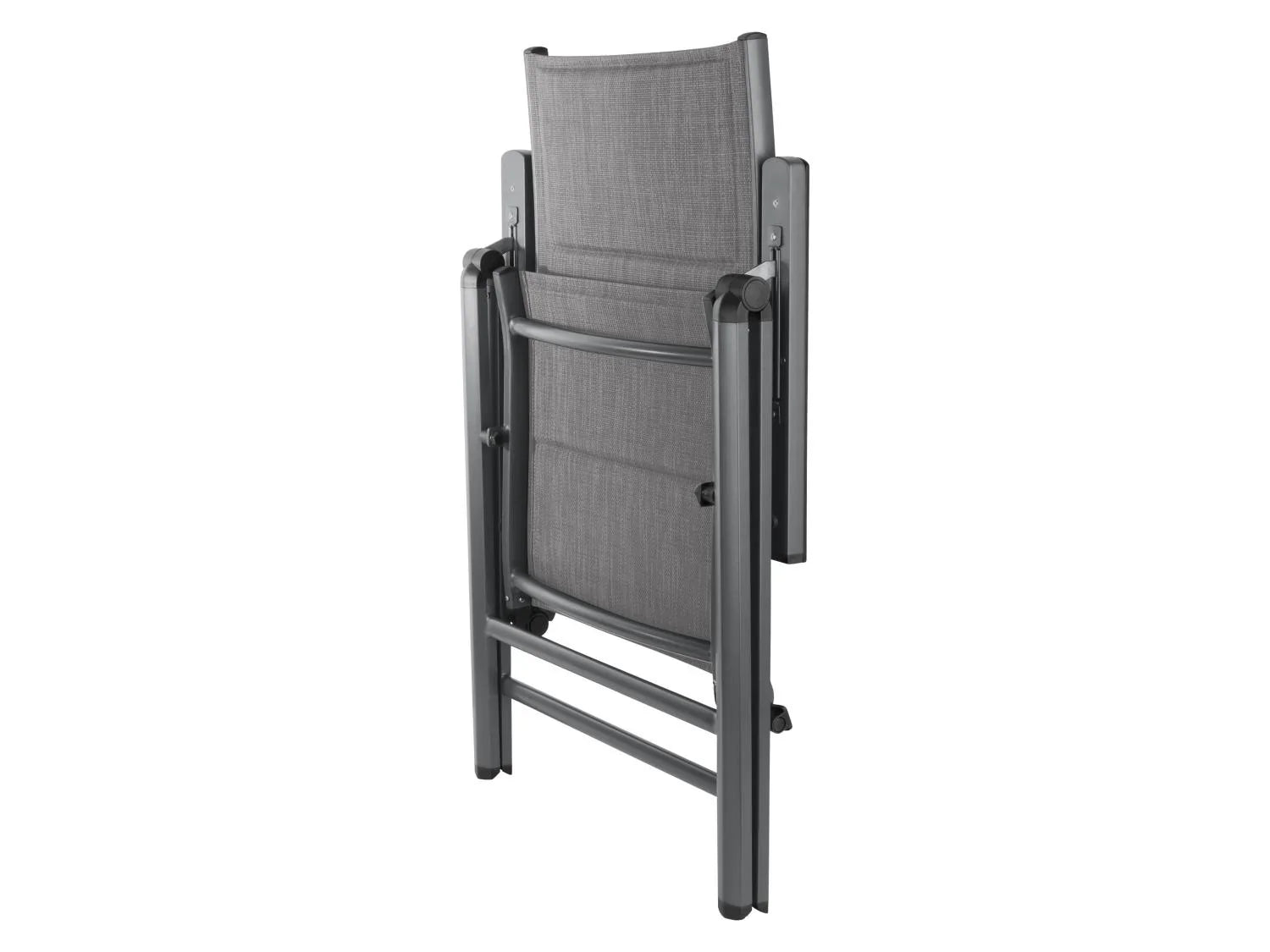 LIVARNO home Lot de 2 chaises hautes en aluminium Toronto, anthracite