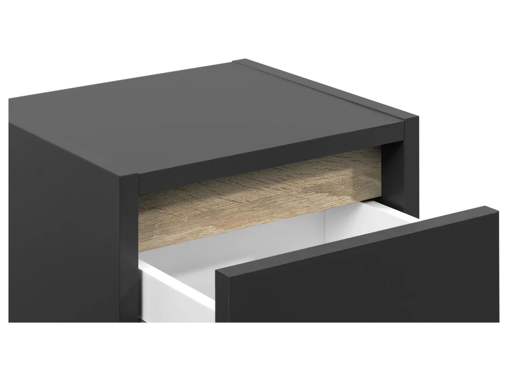 LIVARNO home Armoire latrale de salle de bains Oslo, 32 x 80 x 28 cm, noire