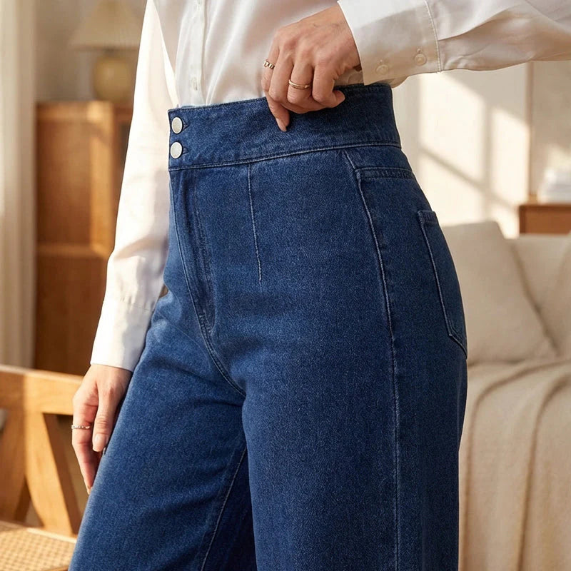 Adèle | Jean taille haute qui affine délicatement la silhouette