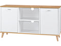 LIVARNO Meuble bas Corfu, 113 x 60,5 x 33 cm, blanc/imitation chne