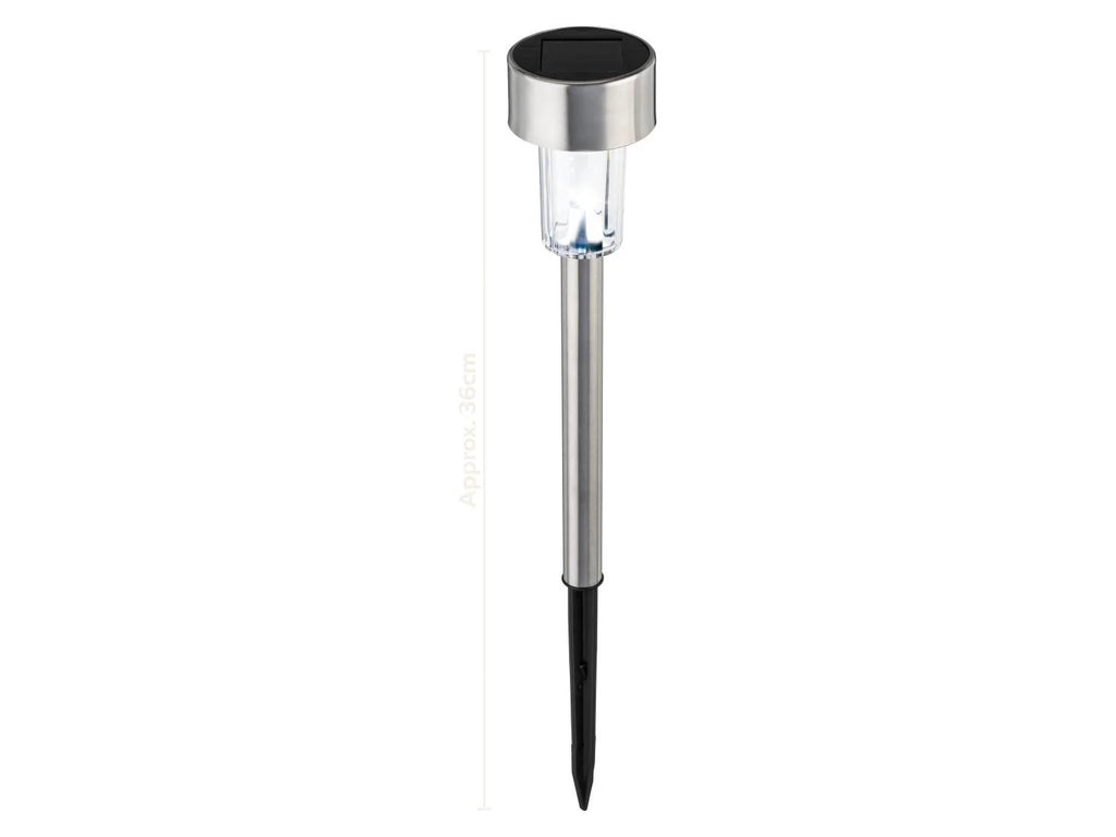 LIVARNO Lot de 5 balises solaires  LED