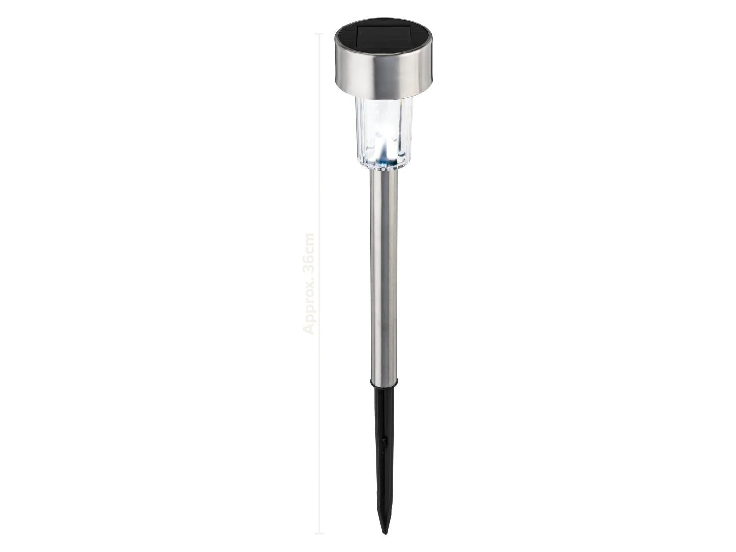 LIVARNO Lot de 5 balises solaires  LED