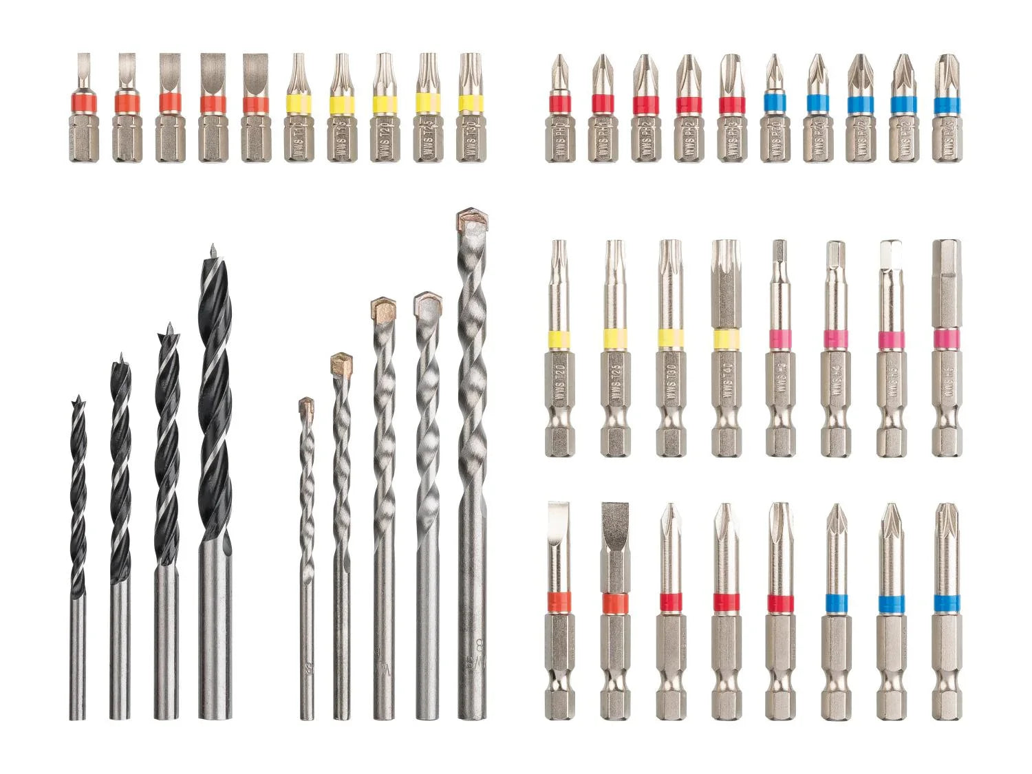 PARKSIDE Set d'embouts et de forets, 75 pices