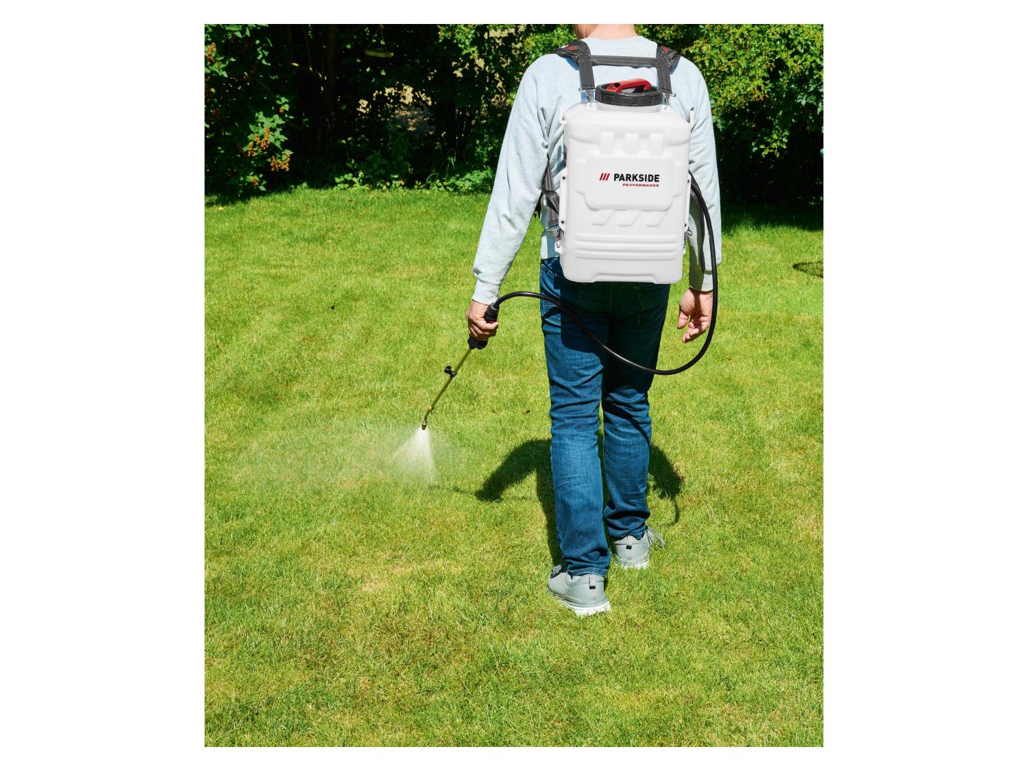 PARKSIDE PERFORMANCE Pulvrisateur  dos sans fil + chargeur + batterie, 20 V
