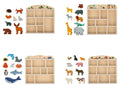 lupilu Coffret danimaux en bois